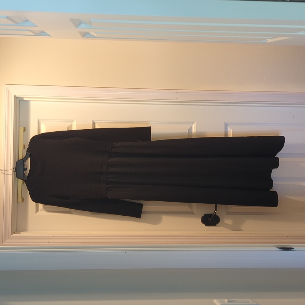 Taylor Black Ribbed Knit Top